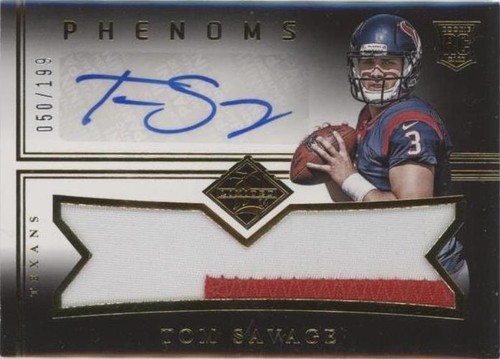 2014 Panini Limited Tom Savage #162