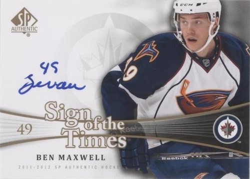 2011-12 SP Authentic - Ben Maxwell #SOT-MX