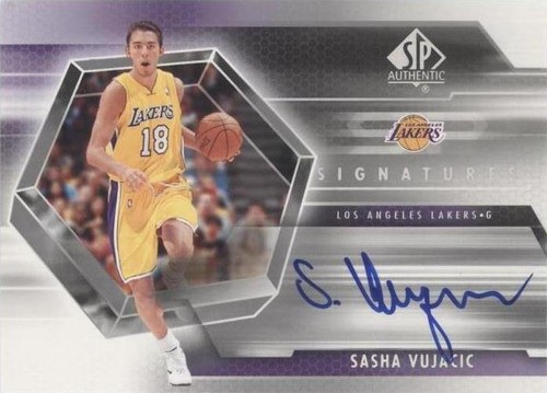 2004-05 SP Authentic - Sasha Vujacic #SP-SV