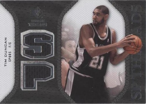 2007-08 SP Rookie Threads - Tim Duncan #SP-TD