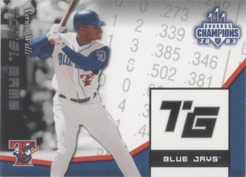 2003 Donruss Champions - Vernon Wells #TG-24