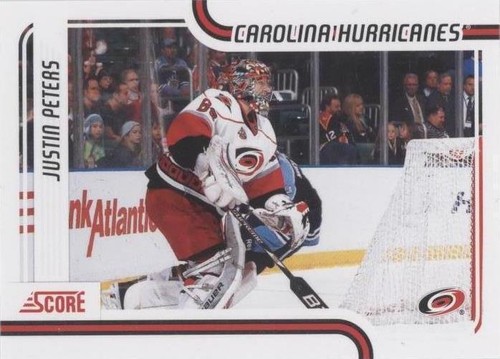 2011-12 Score - Justin Peters #110
