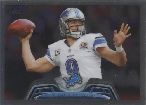 2013 Topps Chrome Matthew Stafford #140