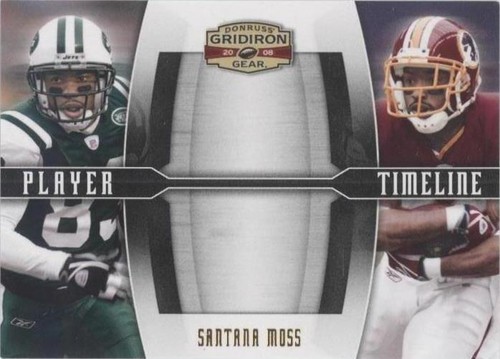 2008 Donruss Gridiron Gear Santana Moss #PT-13