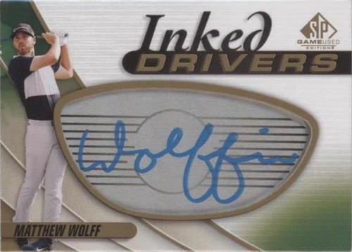 2021 SP Game Used - Matthew Wolff #ID-MW