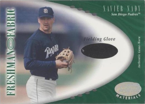 2001 Leaf Certified Materials - Xavier Nady #129