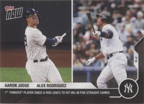 2020 Topps Now - Aaron Judge Alex Rodriguez #49