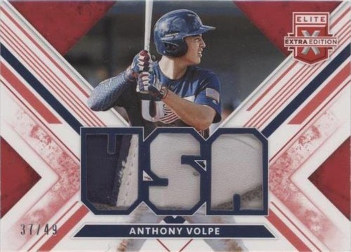 2019 Panini Anthony Volpe auto 直筆サイン　シリ 2019 Panini USA Anthony Volpe Rookie Auto /499 RC AU PSA 10