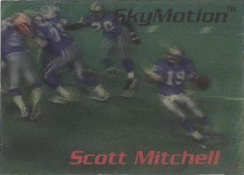 1996 Skybox SkyMotion Scott Mitchell #SM35