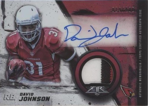 2015 Topps Fire David Johnson #FRAP-DAJ