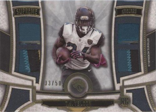2015 Topps Supreme T. J. Yeldon #SRQP-TJY