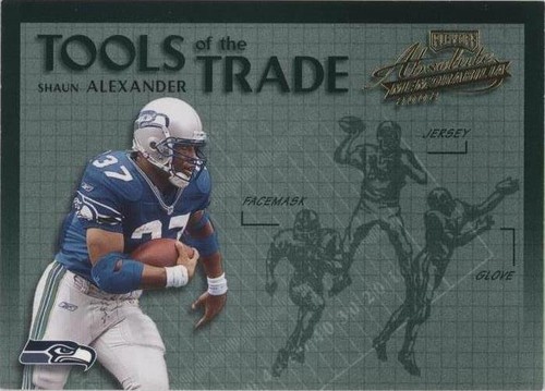 2002 Playoff Absolute Memorabilia Shaun Alexander #TT-8