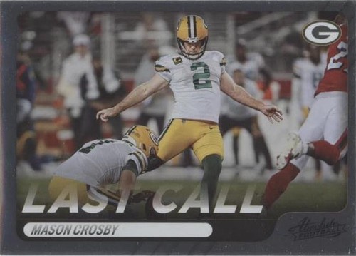 2022 Panini Absolute Mason Crosby #LC-4