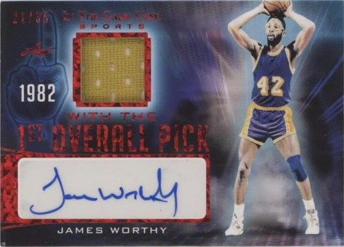 2022 Leaf In The Game Used Sports - James Worthy #WO-JW1