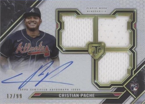 2021 Topps Triple Threads - Cristian Pache #RFPAR-CP