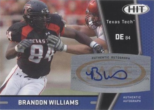 2009 SAGE Hit Brandon Williams #A85