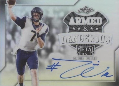 2017 Leaf Metal Draft Davis Webb #AD-DW1
