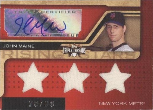 2008 Topps Triple Threads - John Maine #185