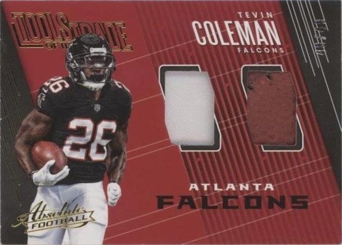 2018 Panini Absolute Tevin Coleman #STD-TC