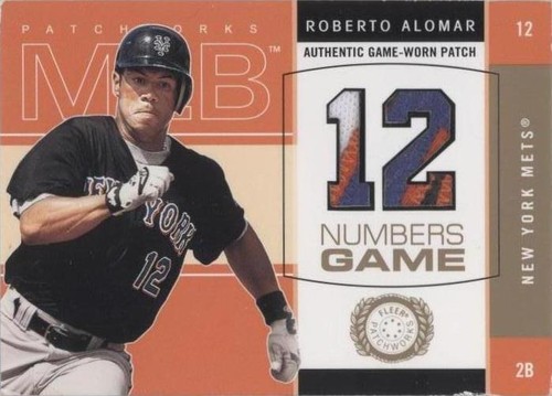 2003 Fleer Patchworks - Roberto Alomar #RA-NG