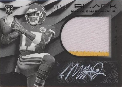 2019 Panini Black Mecole Hardman Jr. #117