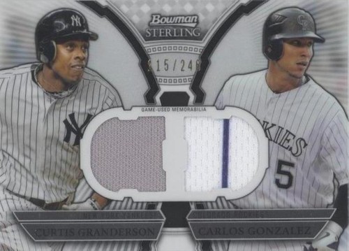 2011 Bowman Sterling - Carlos Gonzalez Curtis Granderson #DRB-GG