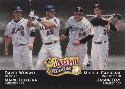 2006 SP Authentic - David Wright Jason Bay Mark Teixeira #SPAH-70