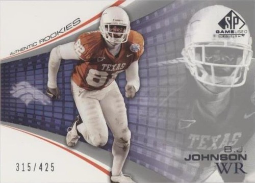 2004 SP Game Used Edition B.J. Johnson #154