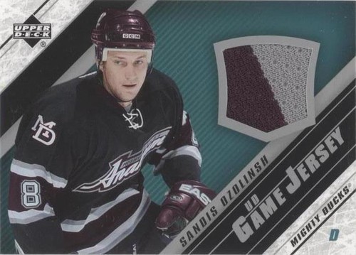 2005-06 Upper Deck - Sandis Ozolinsh #J-SOZ