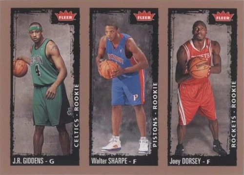 2008-09 Fleer - Joey Dorsey/J.R. Giddens/Walter Sharpe #245
