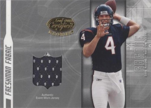 2003 Leaf Certified Materials Dave Ragone #FF-155