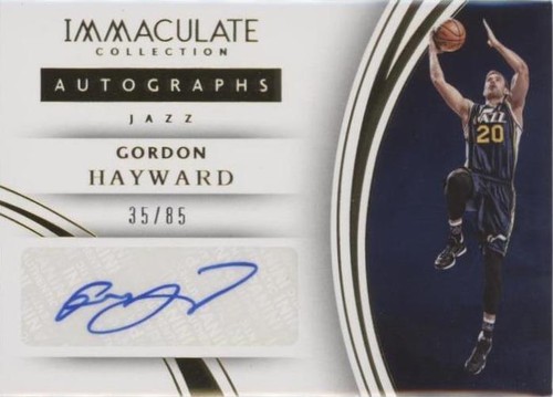 2015-16 Panini Immaculate Collection - Gordon Hayward #20