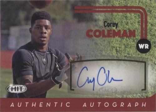 2016 SAGE Hit Corey Coleman #A62