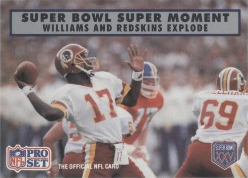 1990 Pro Set Super Bowl XXV Silver Anniversary Doug Williams #151