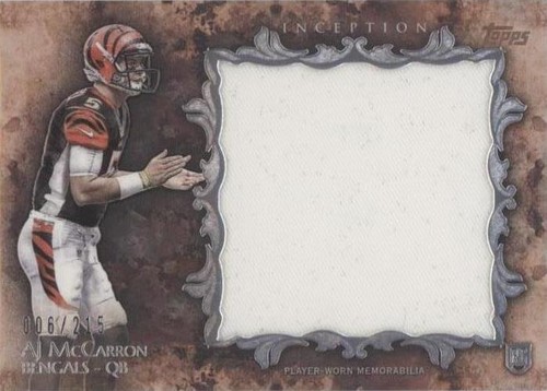 2014 Topps Inception A.J. McCarron #RJR-AM