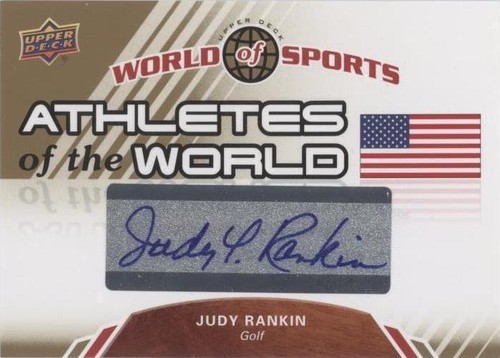 2010 Upper Deck World of Sports - Judy Rankin #AW-38