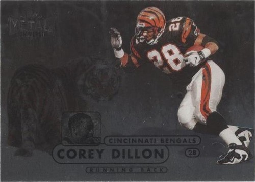 1998 Metal Universe Corey Dillon #57