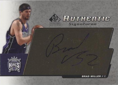 2004-05 SP Signature Edition - Brad Miller #AS-BM