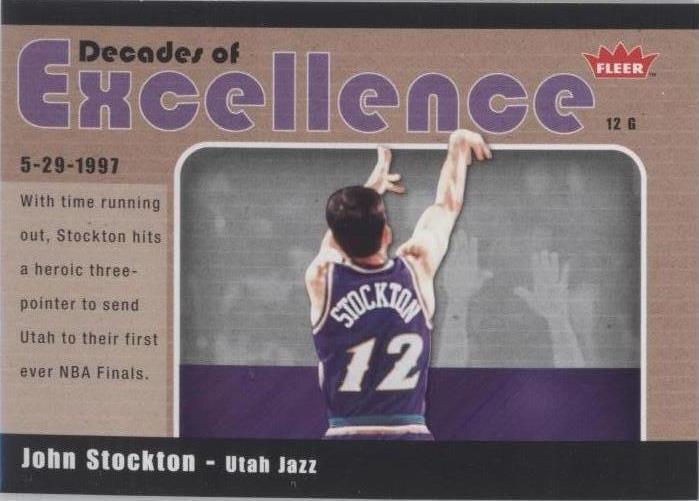 2007-08 Fleer - John Stockton #9