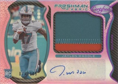 2021 Panini Certified Jaylen Waddle #208