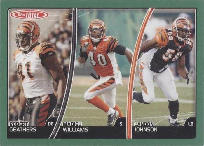 2007 Topps Total Landon Johnson Madieu Williams Robert Geathers #371