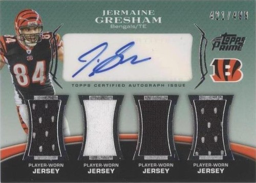 2010 Topps Prime Jermaine Gresham #PL5-JG