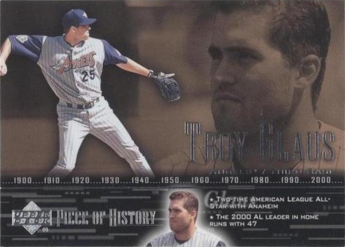 2002 Upper Deck Piece Of History - Troy Glaus #1