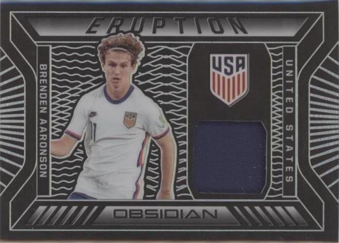 2021-22 Panini Obsidian Brenden Aaronson #E-BA