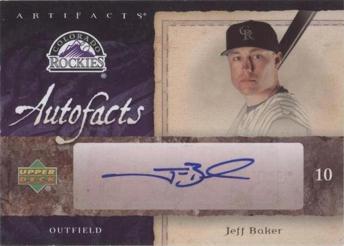 2007 SPx - Jeff Baker #AU-JB