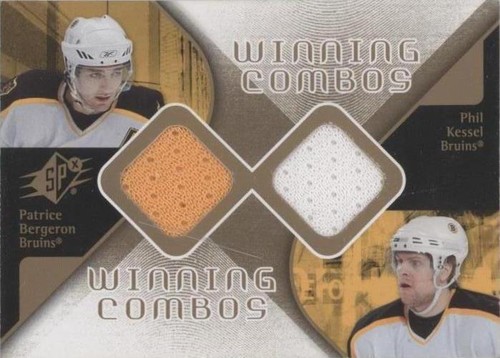 2007-08 SPx - Patrice Bergeron Phil Kessel #WC-BK