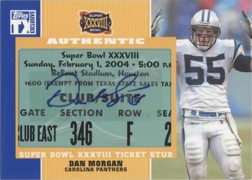 2007 Topps TX Exclusive Dan Morgan #SB-DM