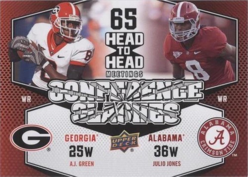 2011 Upper Deck A.J. Green Julio Jones #CC-19