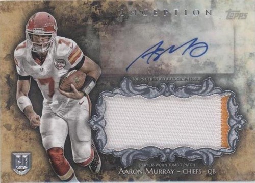2014 Topps Inception Aaron Murray #IAJP-AU