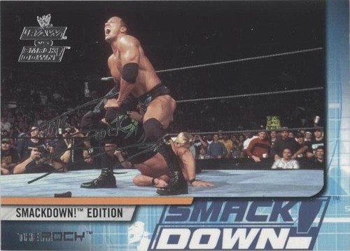 2002 Fleer WWE RAW vs SmackDown! - The Rock #1